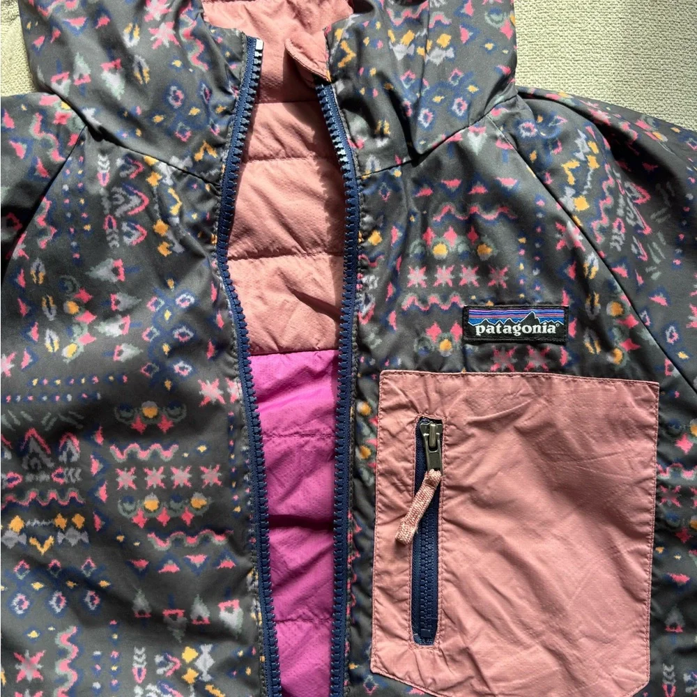 Patagonia Colorblock Puffer Down Jacket - Reversible - Picture 6 of 8